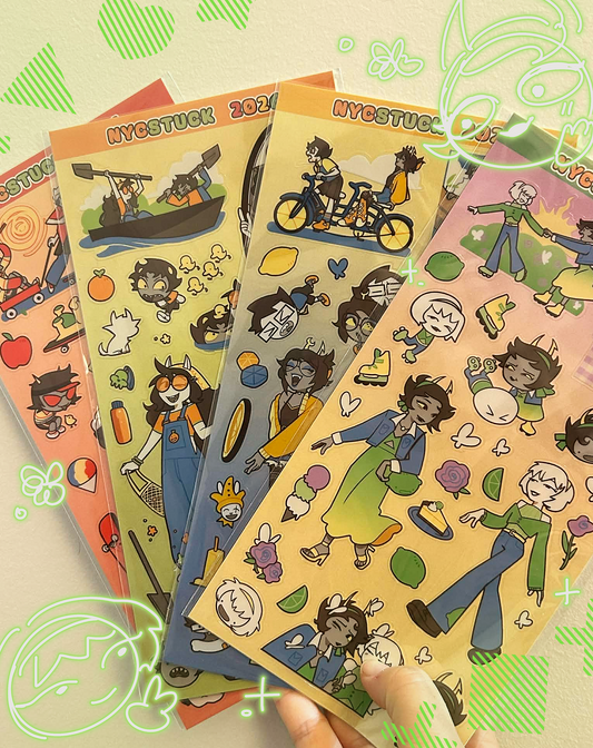 NYCStuck 4.5" x 9" Sticker Sheets (PREORDER)