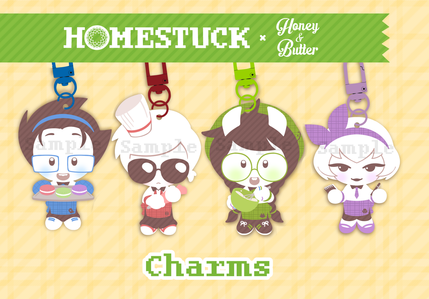 Homestuck x Honey & Butter Event Charms