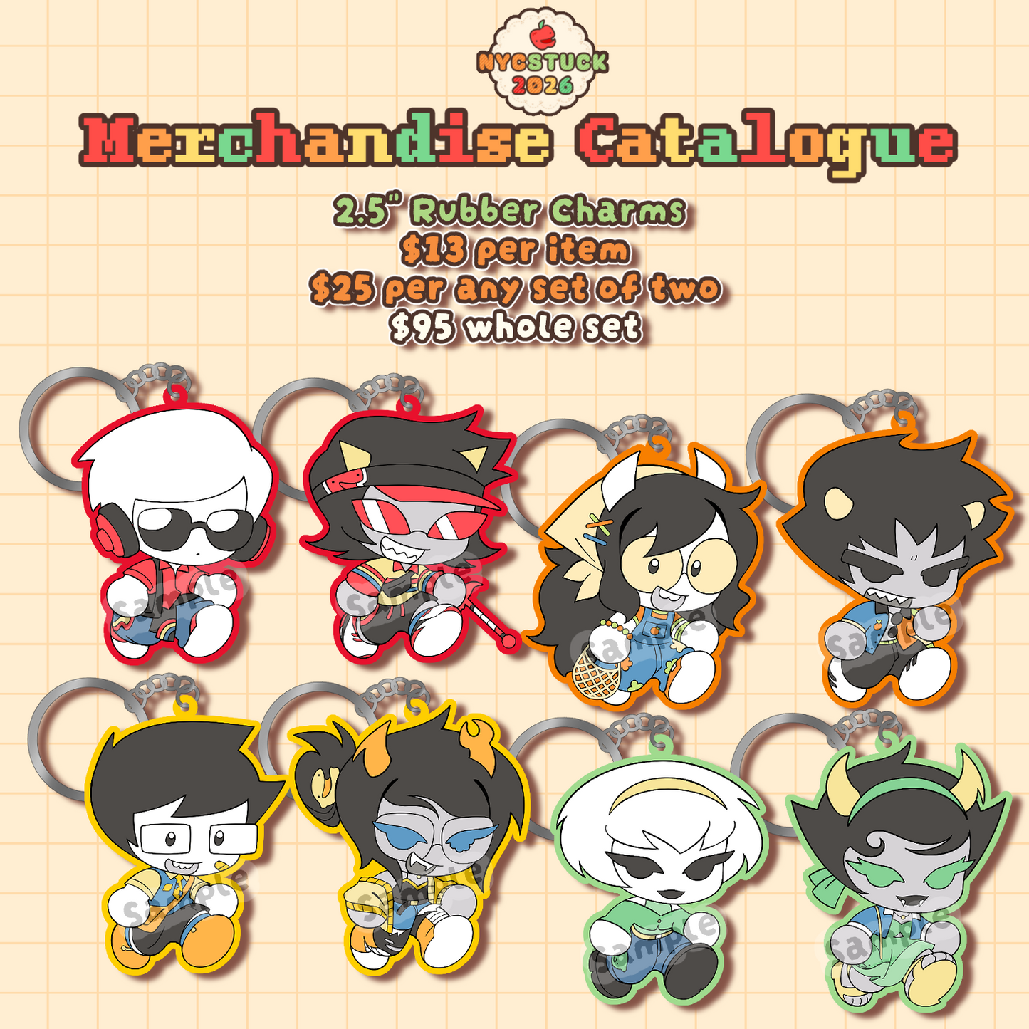 NYCStuck Rubber Charms (PREORDER)