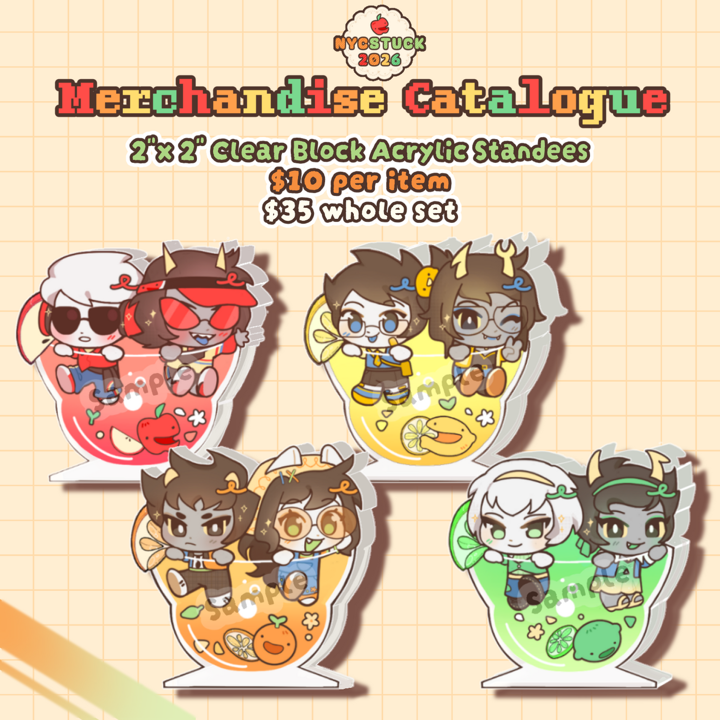 NYCStuck Clear Block Acrylic Standee (PREORDER)